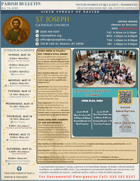 May 10 Boletín