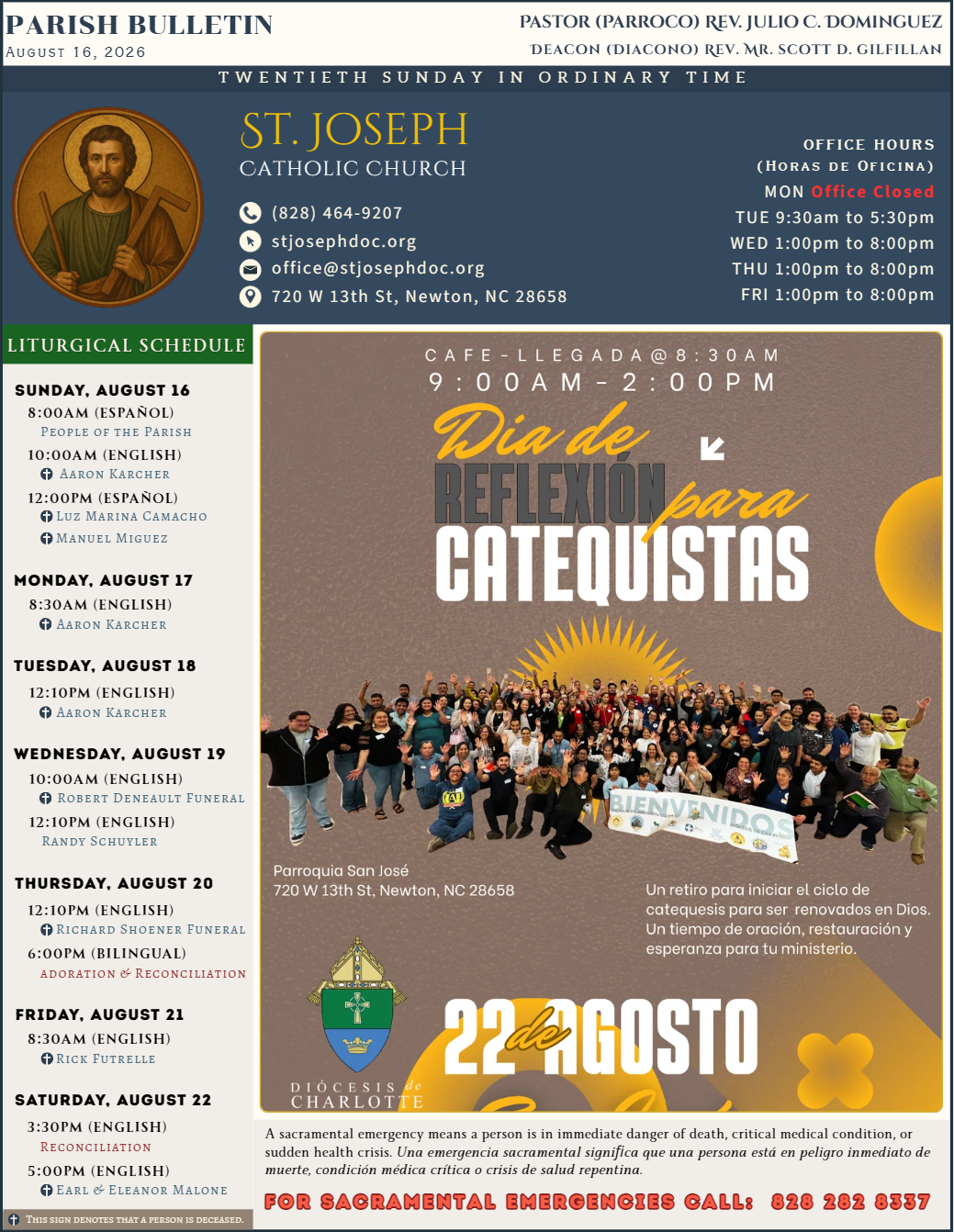 August 16 Bulletin